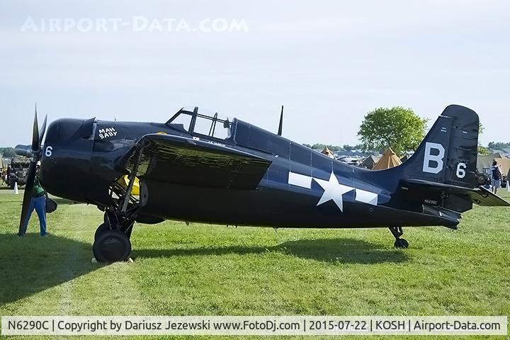 N6290C, 1945 General Motors (Grumman) FM-2 Wildcat C/N 5804, General Motors (Grumman) FM-2 Wildcat 