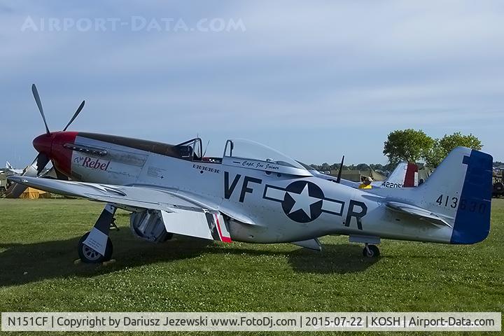 N151CF, 1944 North American P-51D Mustang C/N 44-84933N, North American P-51D Mustang 