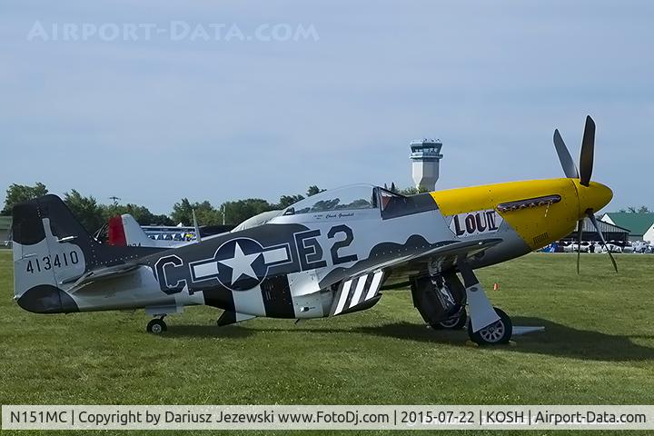 N151MC, 1968 North American F-51D Mustang Mustang C/N AF6722581, North American F-51D Mustang 