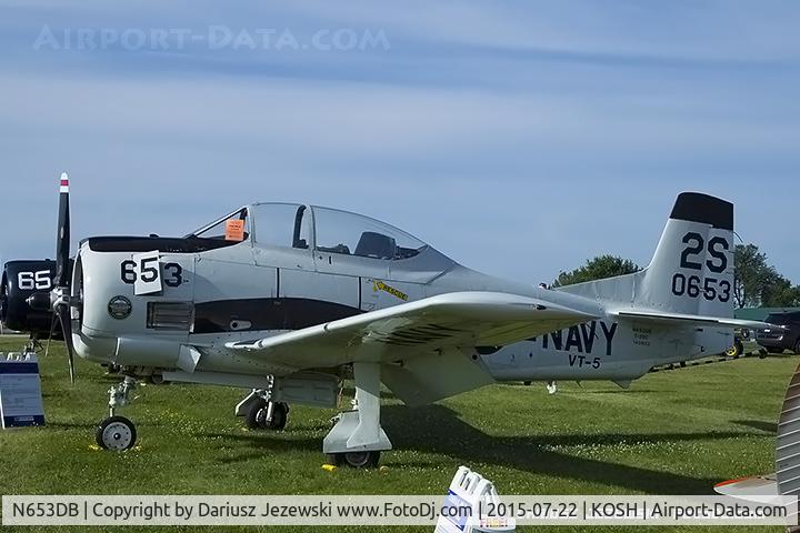 N653DB, 1957 North American T-28C Trojan Trojan C/N 226-230, North American T-28C Trojan  C/N 140653, N653DB