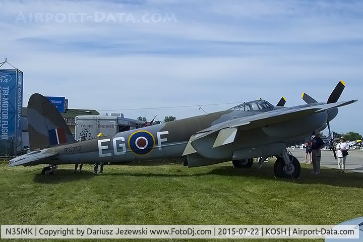 N35MK, 1946 De Havilland DH-98 Mosquito TT.35 C/N RS-712, De Havilland DH-98 Mosquito TT35  C/N RS-712, NX35MK