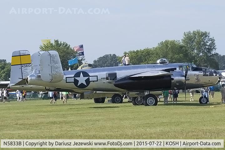 N5833B, 1945 North American B-25J Mitchell Mitchell C/N 108-47735, North American B-25J Mitchell 