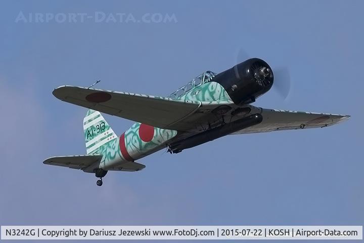 N3242G, 1945 North American AT-6D Texan C/N 43766, North American AT-6D Texan  C/N 43766 - replica of Nakajima Kate, N3242G