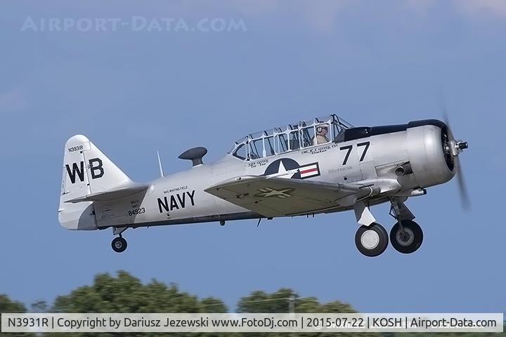 N3931R, North American AT-6B Texan C/N 84-923, North American AT-6 Texan  C/N 84-923, N3931R