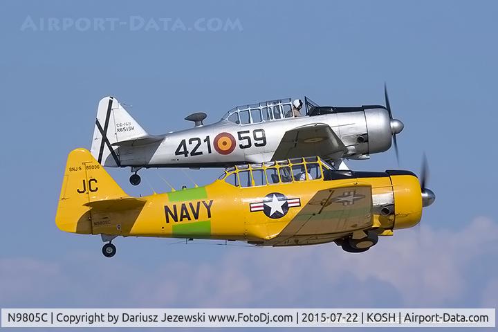 N9805C, 1945 North American SNJ-5B Texan C/N 85036, North American SNJ-5B Texan  C/N 85036, N9805C