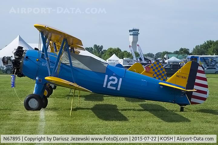 N67895, 1943 Boeing E75 C/N 75-7593, Boeing E75 Stearman  C/N 75-7593, N67895
