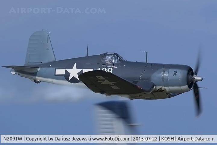 N209TW, Goodyear FG-1D Corsair C/N 3750, Goodyear FG-1D Corsair  C/N 3750 (92489), NX209TW