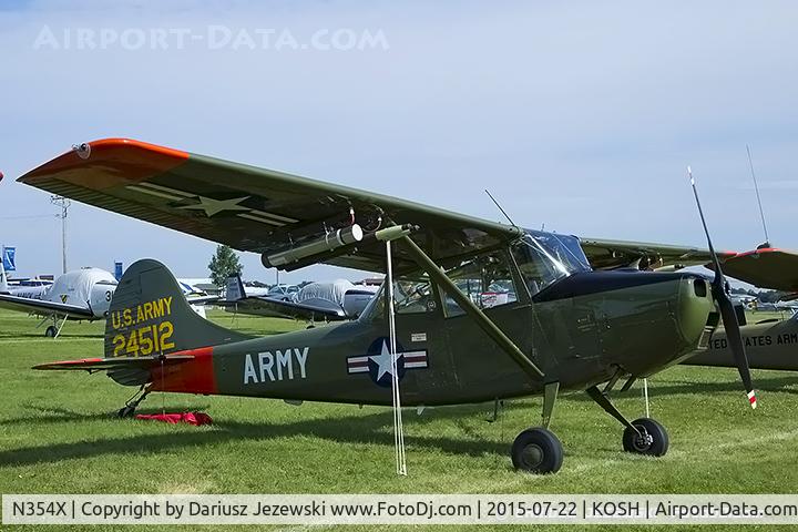 N354X, 1957 Cessna L-19E Bird Dog C/N 24512, Cessna L-19E Bird Dog  C/N 24512, N354X