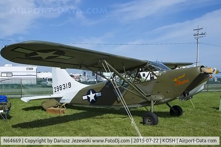 N64669, Stinson L-5 Sentinel C/N 76560, Stinson L-5 Sentinel  C/N 76560, N64669