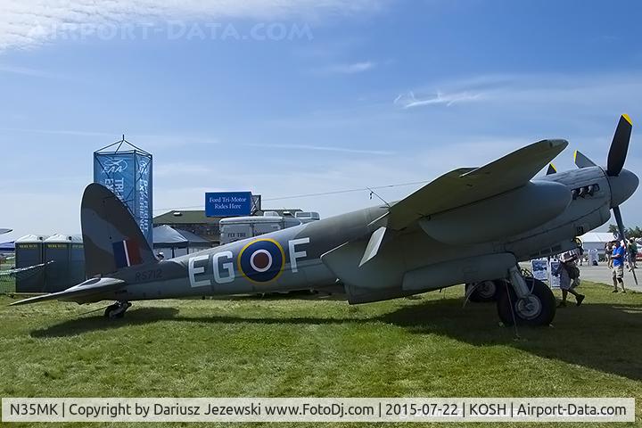 N35MK, 1946 De Havilland DH-98 Mosquito TT.35 C/N RS-712, De Havilland DH-98 Mosquito TT35  C/N RS-712, NX35MK