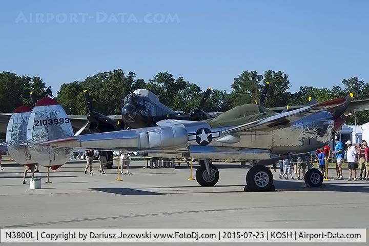 N3800L, 1945 Lockheed P-38L-5-LO Lightning C/N 422-8342, Lockheed P-38L Lightning 