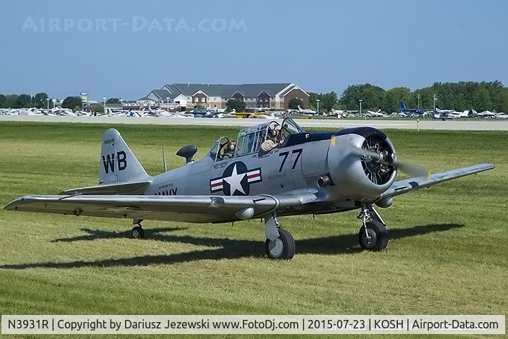 N3931R, North American AT-6B Texan C/N 84-923, North American AT-6 Texan  C/N 84-923, N3931R