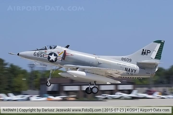 N49WH, 1959 Douglas A-4B Skyhawk C/N 11366, Douglas A-4B Skyhawk  C/N 11366, N49WH