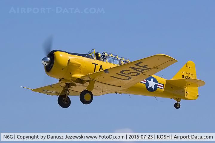 N6G, North American T-6G Texan C/N 168-463, North American T-6G Texan  C/N 49-3349A, N6G
