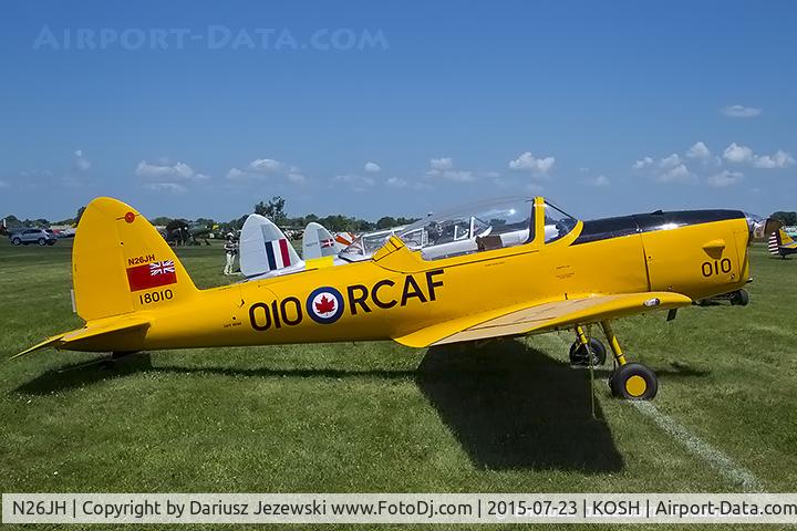 N26JH, 1953 De Havilland DHC-1 Chipmunk 22 C/N C1/0887, De Havilland Canada DHC-1 Chipmunk 22  C/N C1-0887, N26JH