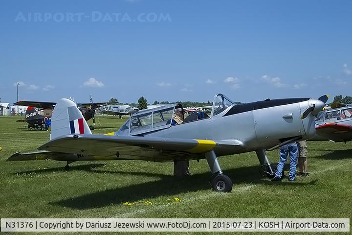 N31376, 1951 De Havilland DHC-1 Chipmunk T.10 C/N C1/0689 (DHB-580?), De Havilland Canada DHC-1 Chipmunk  C/N DHB-580, NX31376