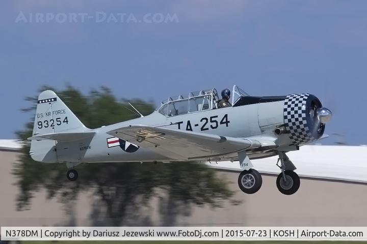 N378DM, 1949 North American T-6G Texan C/N 168-358, North American T-6G Texan  C/N 49-3254, N378DM