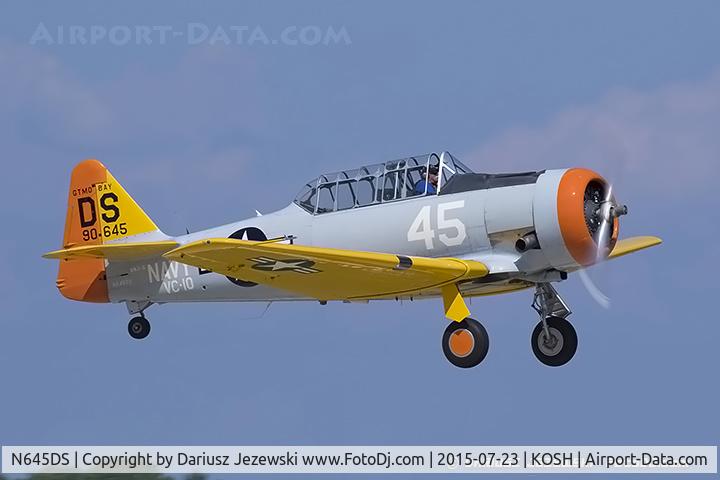N645DS, 1944 North American SNJ-5 Texan Texan C/N 88-17678, North American SNJ-5  C/N 88-17678, N645DS