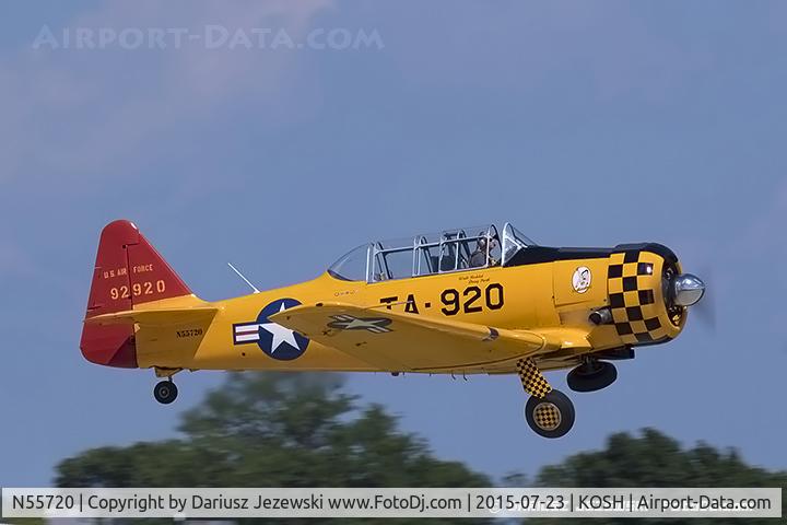 N55720, North American T-6G Texan C/N 168-24, North American T-6G Texan 