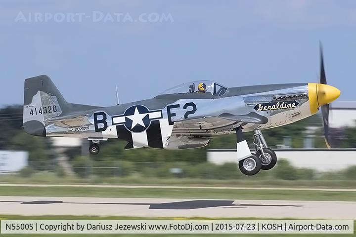N5500S, 1944 North American F-51D Mustang C/N 44-63655, North American F-51D Mustang 