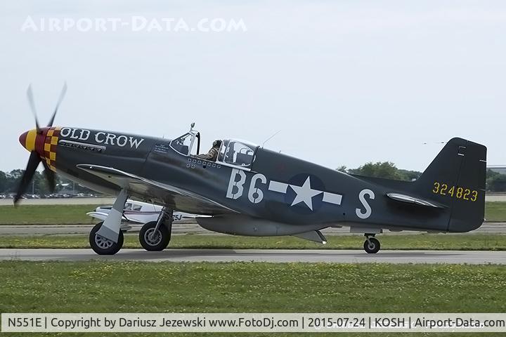 N551E, 1943 North American P-51B-1NA Mustang C/N 102-24700, North American P-51B Mustang 