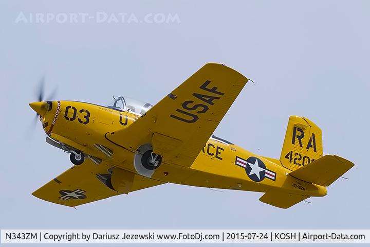 N343ZM, 1955 Beech T-34A Mentor C/N G-303, Beech T-34A Mentor  C/N G-303, N343ZM