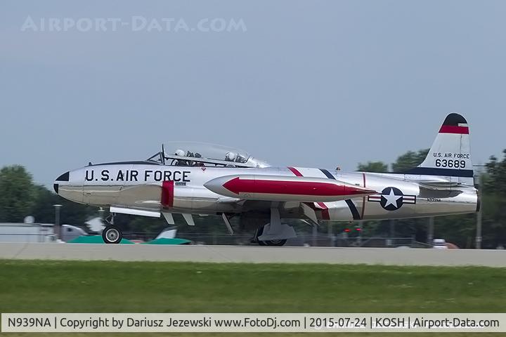 N939NA, 1956 Lockheed T-33A Shooting Star C/N 56-3689, Lockheed T-33A Shooting Star  C/N 56-3689, N939NA
