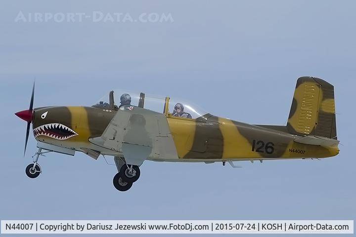 N44007, 1953 Beech T-34A (A45) Mentor Mentor C/N G-126, Beech A45 (T-34A) Mentor  C/N G-126, N44007
