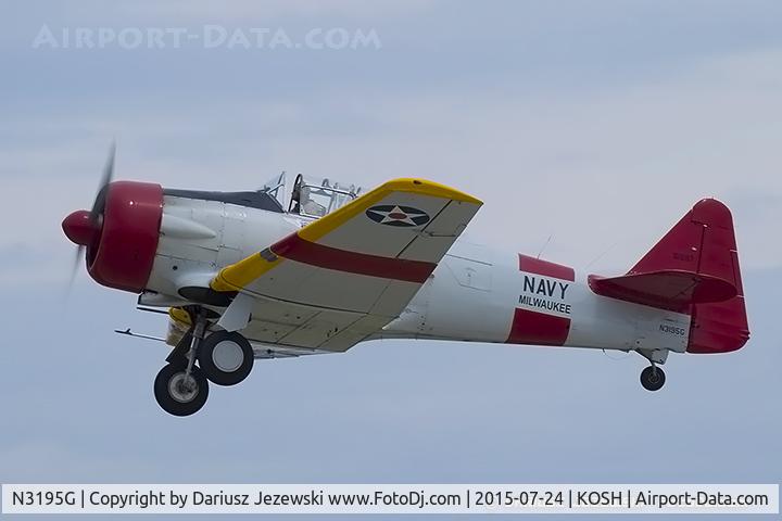 N3195G, North American SNJ-5 Texan Texan C/N 51697, North American SNJ-5  C/N 51697, N3195G