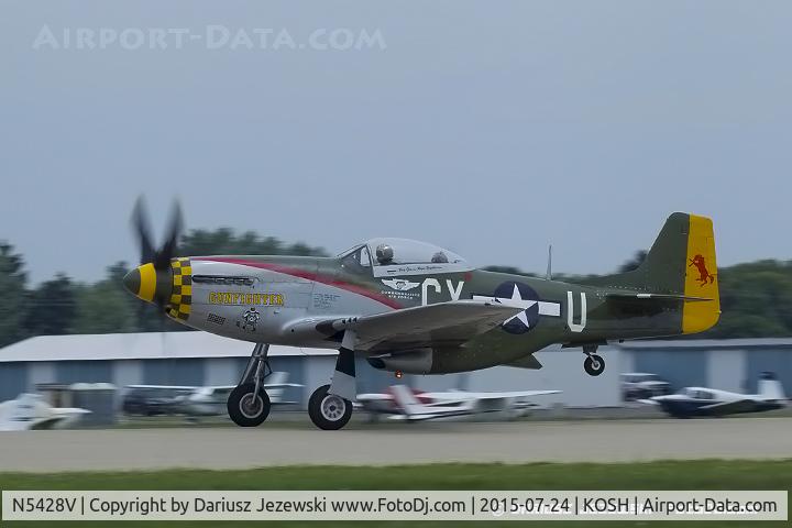 N5428V, 1944 North American P-51D Mustang C/N 122-39723, North American P-51D Mustang 