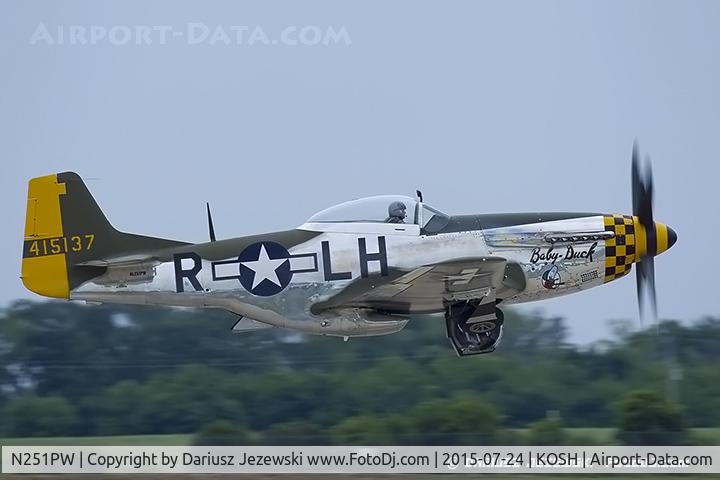 N251PW, 1944 North American P-51D Mustang C/N 122-31945, North American P-51D Mustang 