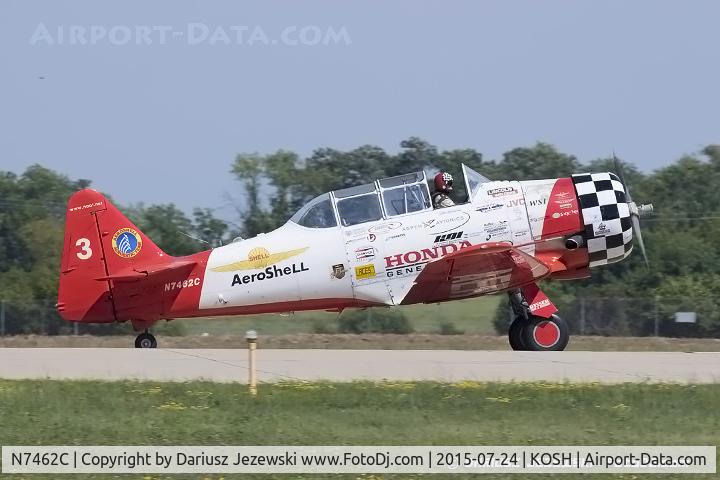 N7462C, North American AT-6B Texan C/N 121-43211, North American AT-6 Texan  C/N 121-43211, N7462C