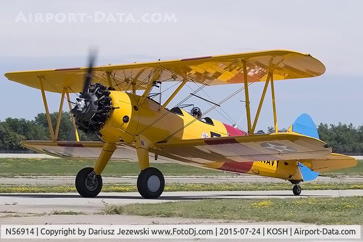 N56914, 1942 Boeing A75N1(PT17) C/N 75-2101, Boeing A75N1(PT17) Stearman  C/N 75-2101, N56914