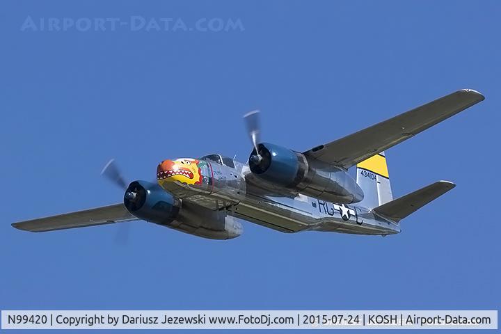 N99420, 1944 Douglas B-26B Invader C/N 27383, Douglas B-26B Invader 