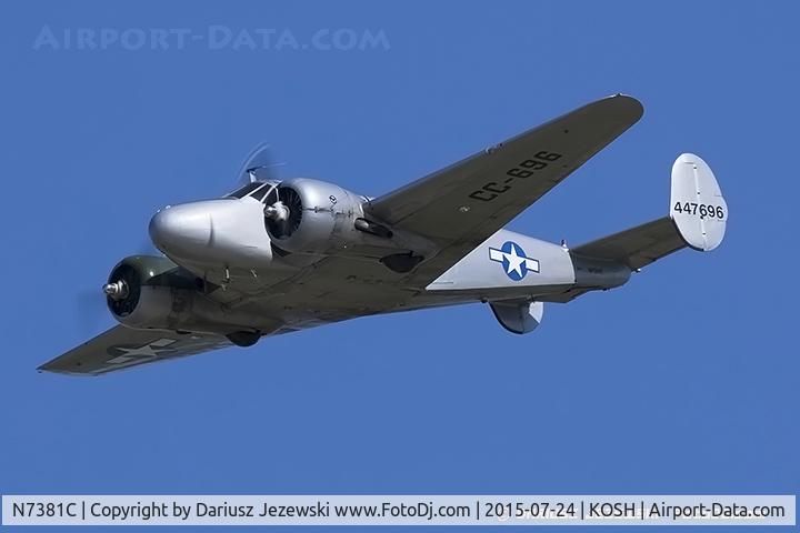 N7381C, 1944 Beech C18S C/N 8104, Beech C18S  C/N 8104, N7381C