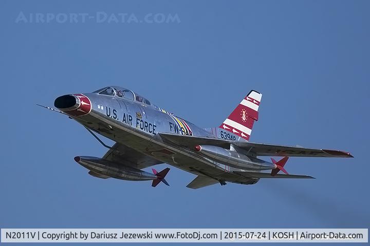 N2011V, 1958 North American F-100F Super Sabre C/N 243-224, North American F-100F Super Sabre  C/N 243-224, N2011V