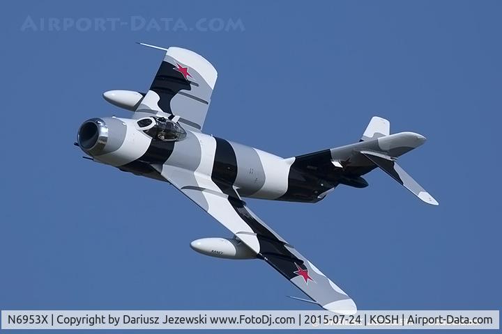 N6953X, PZL-Mielec Lim-6 (MiG-17) C/N 1J0511, PZL Mielec Lim-6 (MiG-17)  C/N 1J0511, N6953X