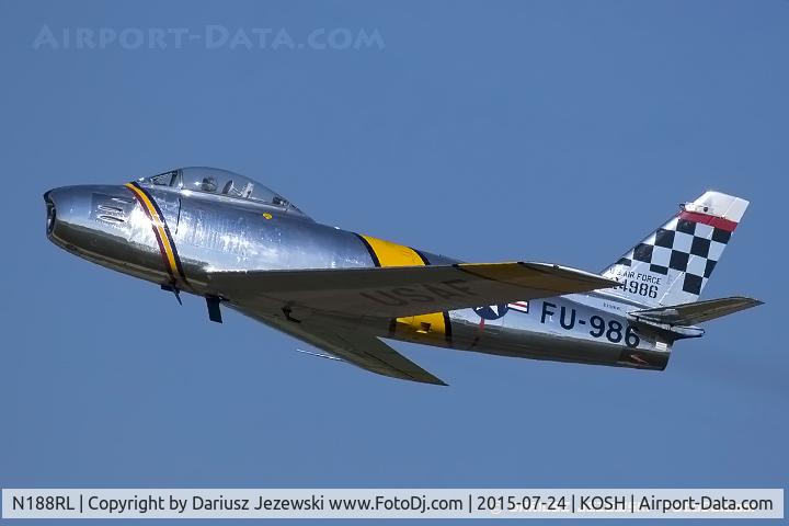 N188RL, 1952 North American F-86F Sabre C/N 191-682, North American F-86F (CWF86-F-30-NA) Sabre 