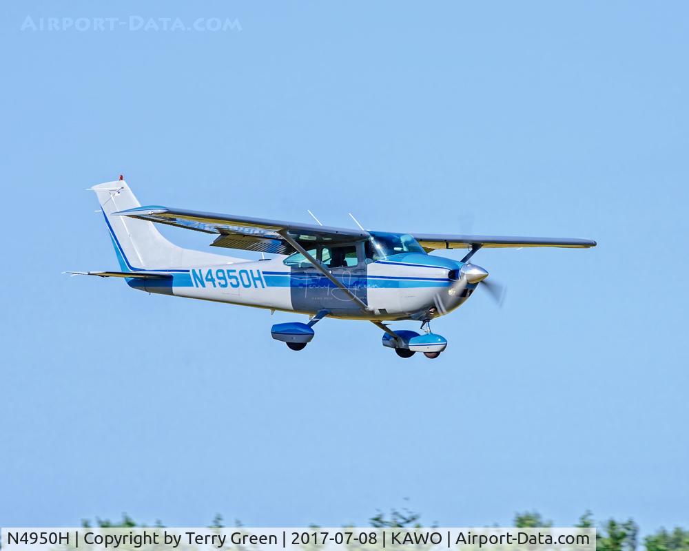N4950H, 1981 Cessna 182R Skylane C/N 18267856, KAWO