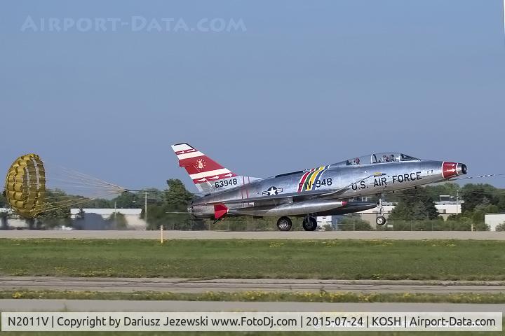 N2011V, 1958 North American F-100F Super Sabre C/N 243-224, North American F-100F Super Sabre  C/N 243-224, N2011V