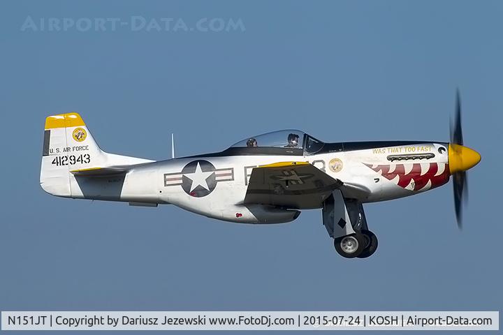 N151JT, 1944 North American P-51D Mustang C/N 122-31303, North American P-51D Mustang 