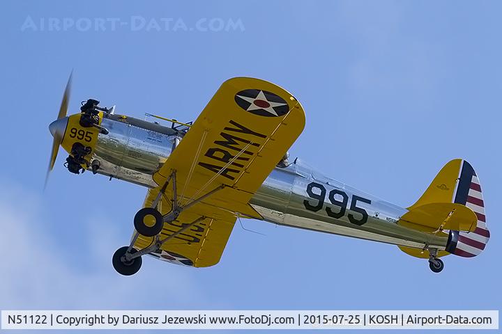 N51122, 1942 Ryan Aeronautical ST3KR C/N 2204, Ryan Aeronautical ST3KR  C/N 2204, N51122