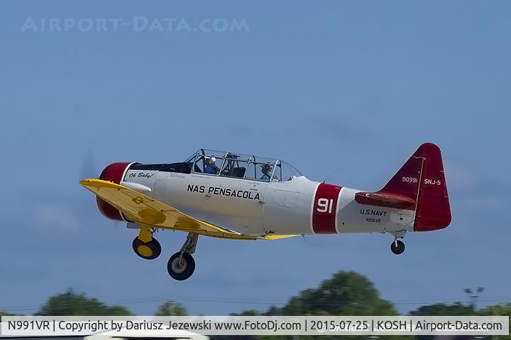 N991VR, 1942 North American SNJ-5 Texan C/N 90991, North American SNJ-5 Texan  C/N 90991, N991VR