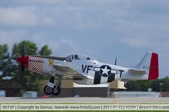 N51VF, 1945 North American F-51D Mustang C/N 45-11553, North American F-51D Mustang 