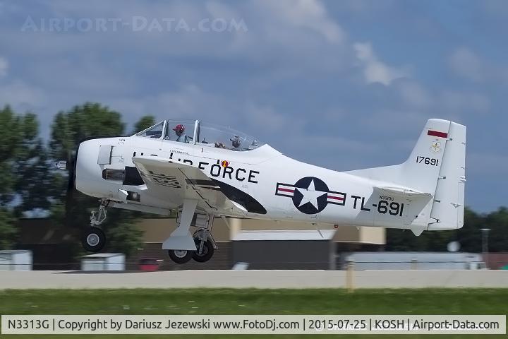 N3313G, 1953 North American T-28A Trojan C/N 174-544, North American T-28A Trojan  C/N 51-7691N, N3313G