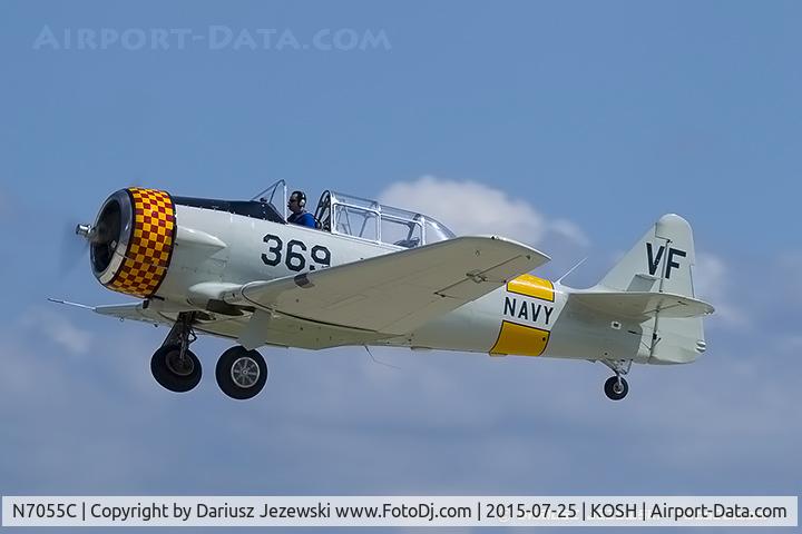 N7055C, 1944 North American SNJ-5 Texan C/N 84-895, North American SNJ-5  C/N 84-895, N7055C