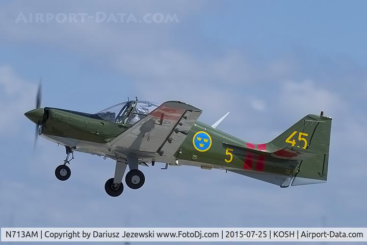 N713AM, 1972 Scottish Aviation Sk.61E Bulldog C/N BH100/157, Scottish Aviation Bulldog MDL 101  C/N 157, N713AM
