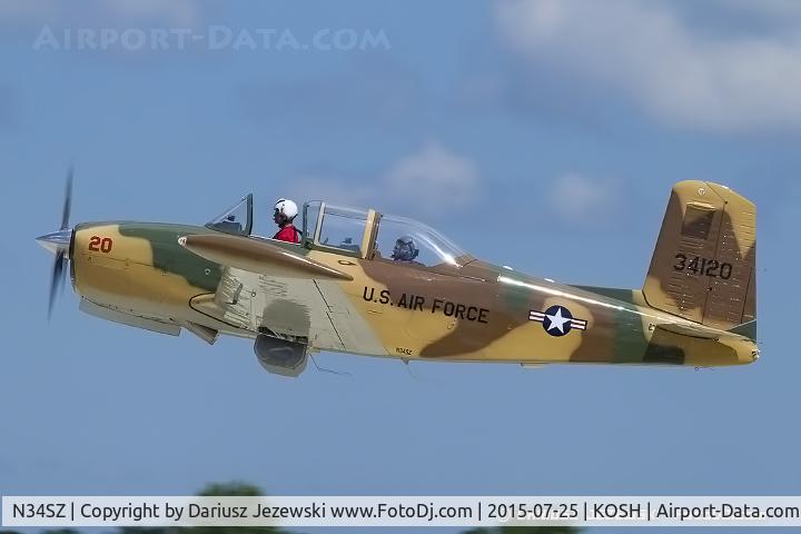 N34SZ, 1953 Beech (CCF) T-34A (A45) Mentor C/N CCF34-89, Beech A45 (T-34A) Mentor  C/N CCF34-89, N34SZ