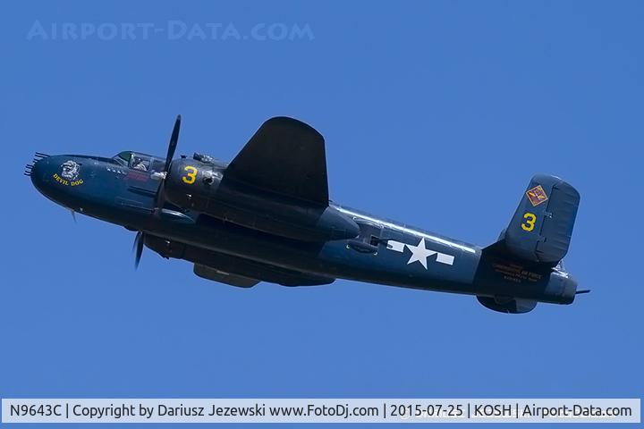 N9643C, 1944 North American B-25J Mitchell Mitchell C/N 108-47512, North American B-25J Mitchell 