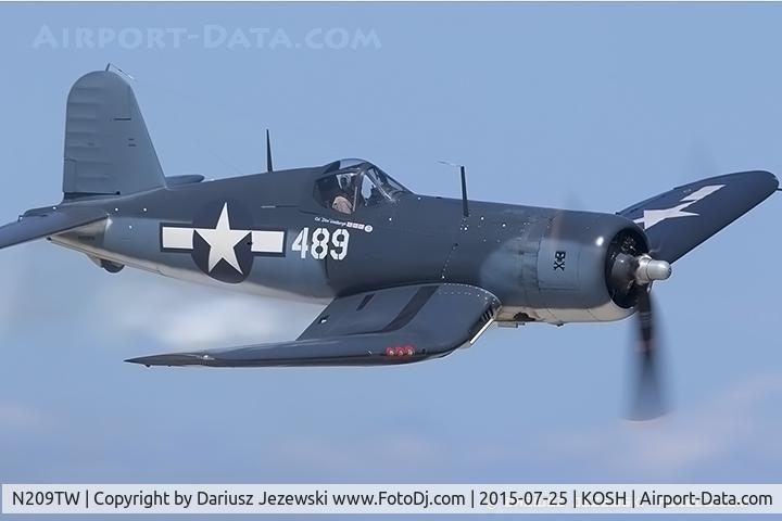 N209TW, Goodyear FG-1D Corsair C/N 3750, Goodyear FG-1D Corsair  C/N 3750 (92489), NX209TW